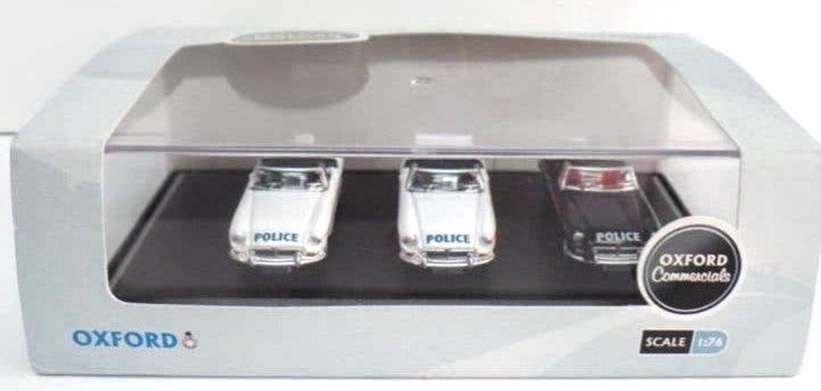 Oxford Commercials Politie Auto's Schaal 1:76 Set van 3, Ophalen of Verzenden, Nieuw, Auto