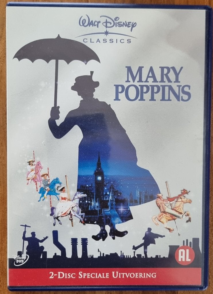 DVD Mary Poppins - Disney Classics - 2 disc edition - IZGST, Cd's en Dvd's, Dvd's | Klassiekers, 1960 tot 1980, Alle leeftijden