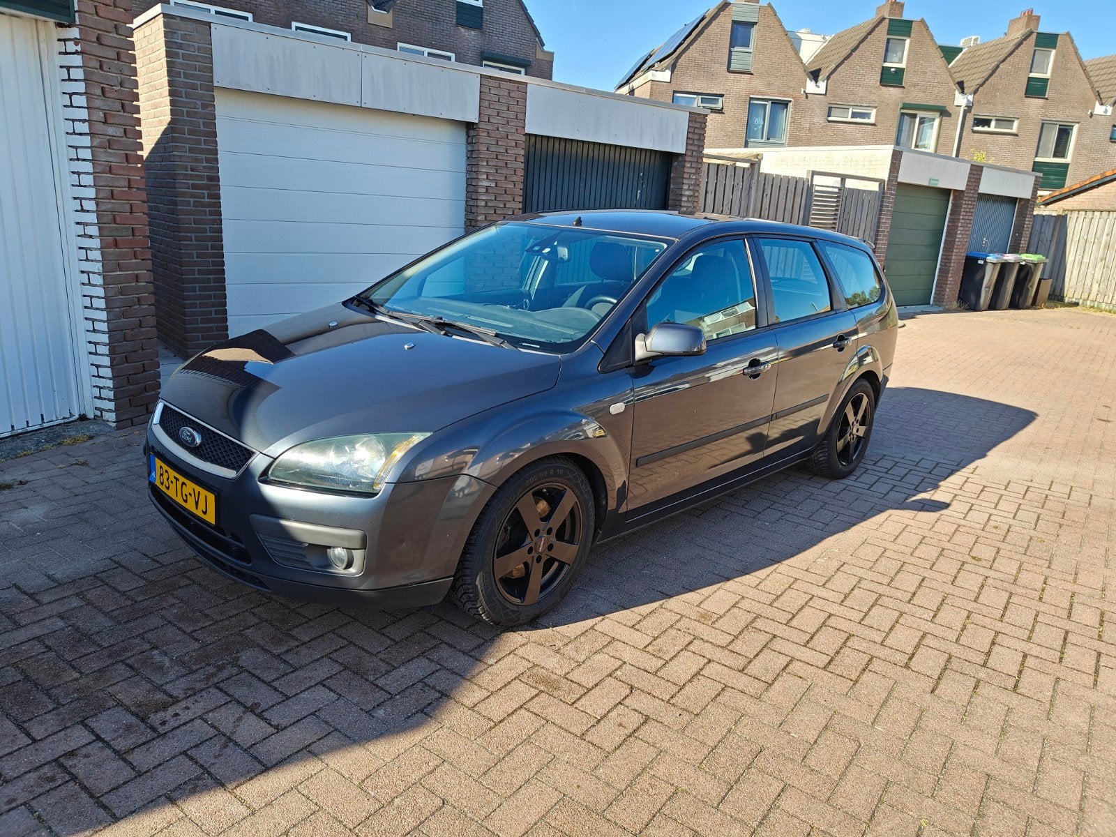 Ford Focus 2.0 Wagon 2006 Blauw/Grijs, Auto's, Ford, Stof, Zwart, 4 cilinders, Sound system