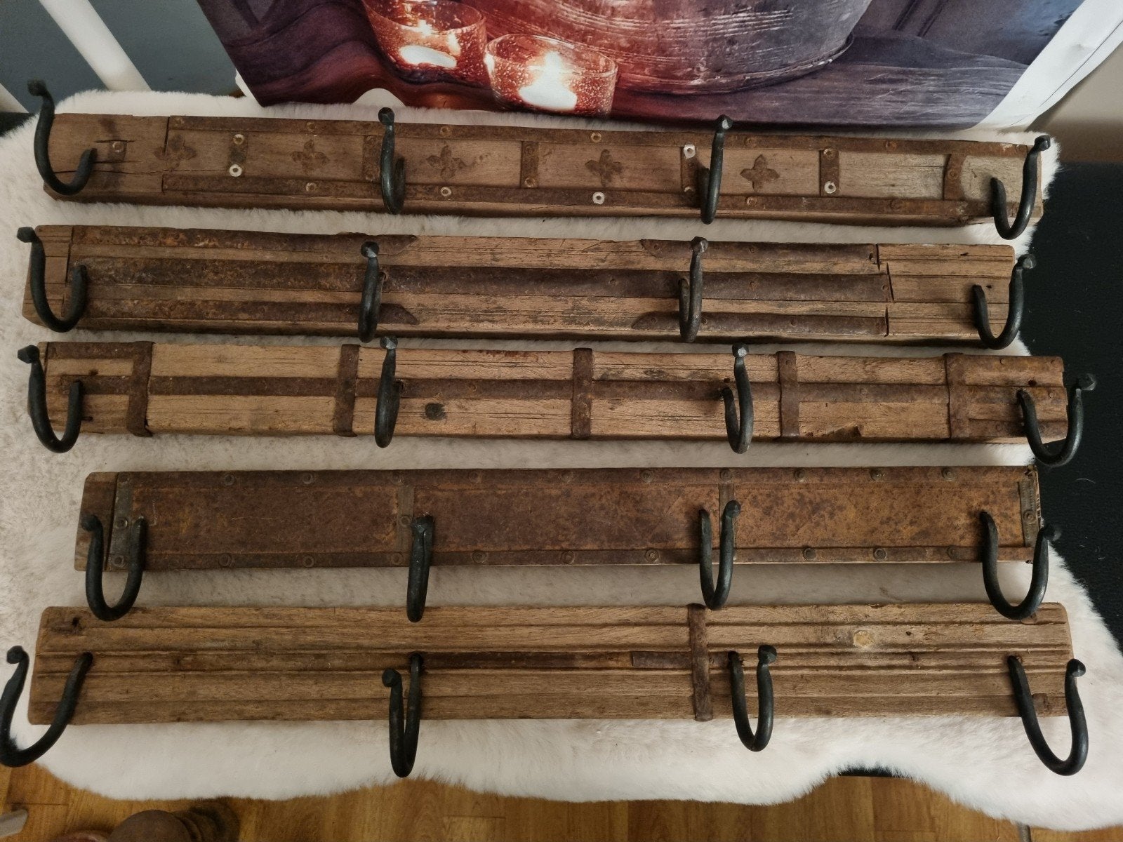 Te koop robuuste houten kapstokken, Huis en Inrichting, Woonaccessoires | Kapstokken, Nieuw, Minder dan 100 cm, Hout, Ophalen