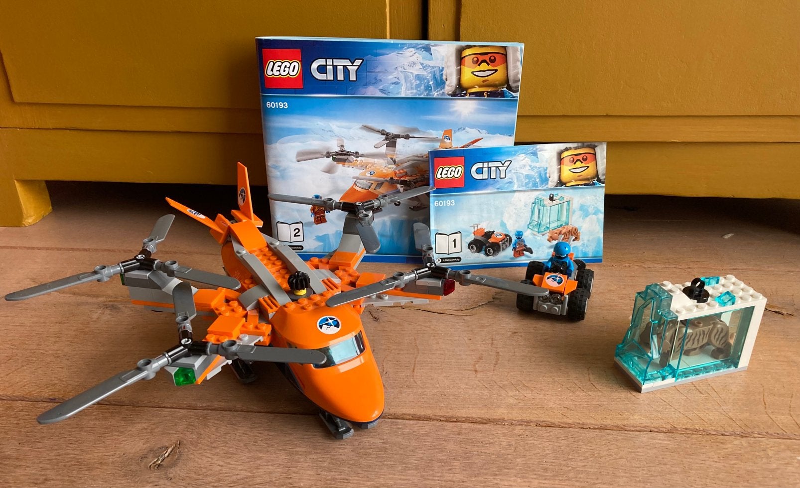 LEGO City 60193 Poolluchttransport, Lego, Ophalen of Verzenden, Inclusief instructies, Complete set