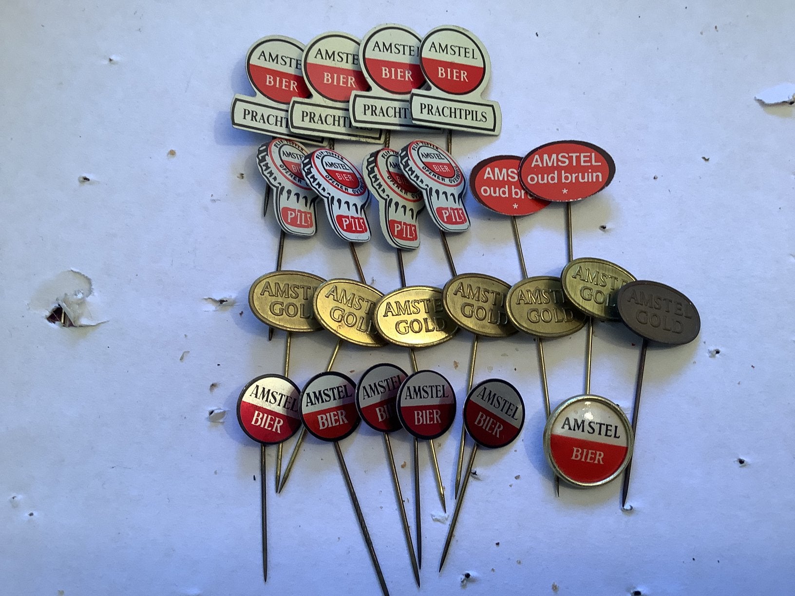 22 speldjes Amstel bier, Ophalen of Verzenden, Gebruikt, Amstel