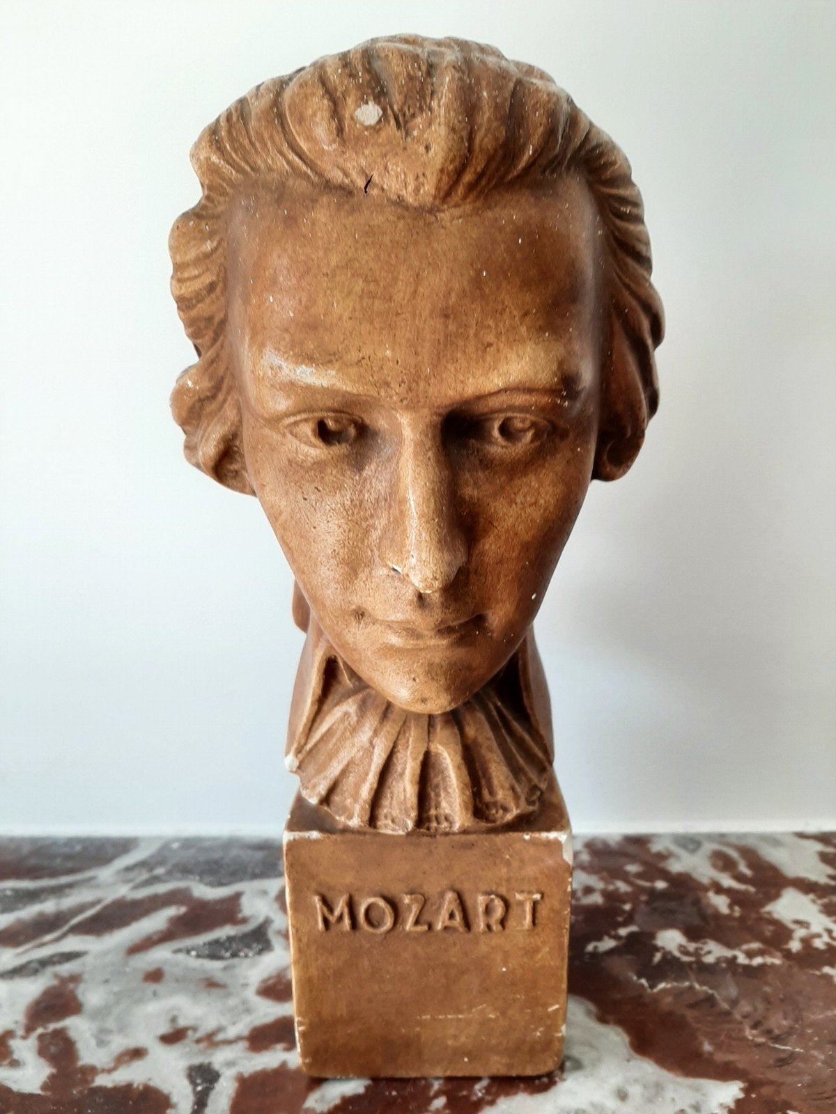 Beeld Mozart, Ophalen