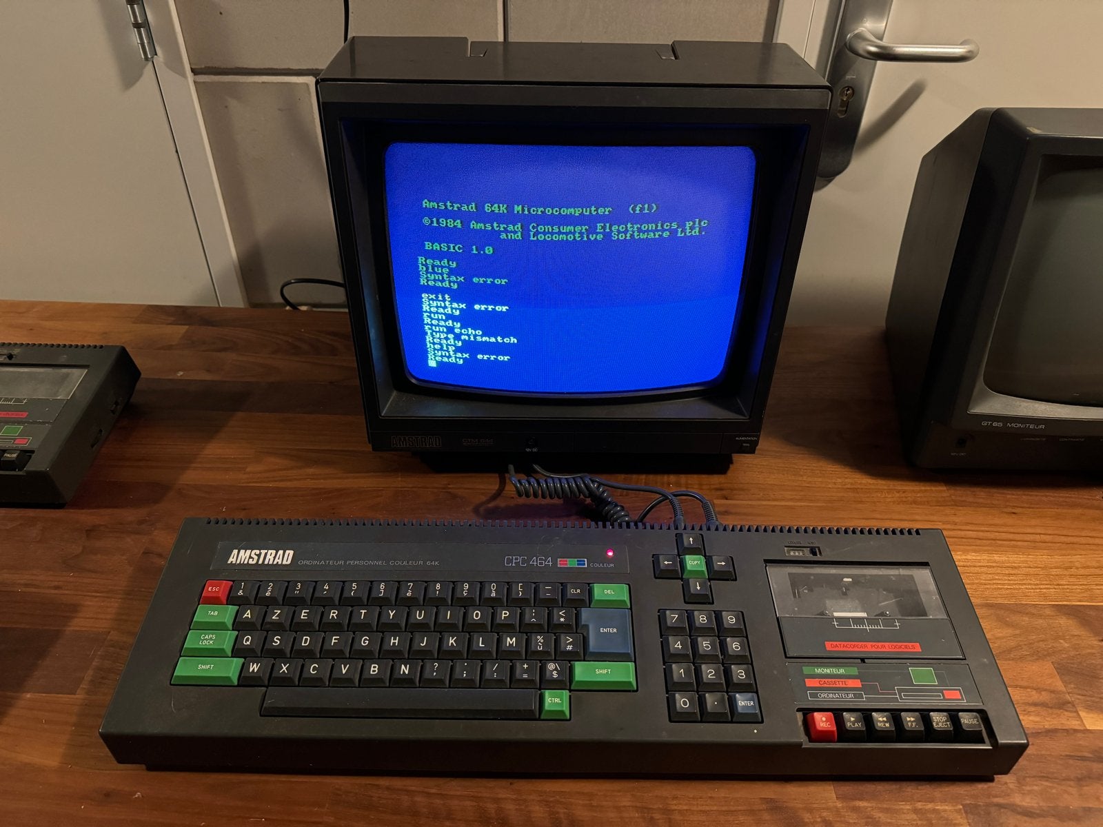 Amstrad CPC 464 + CTM644 Kleurenmonitor Set, Computers en Software, Vintage Computers, Ophalen