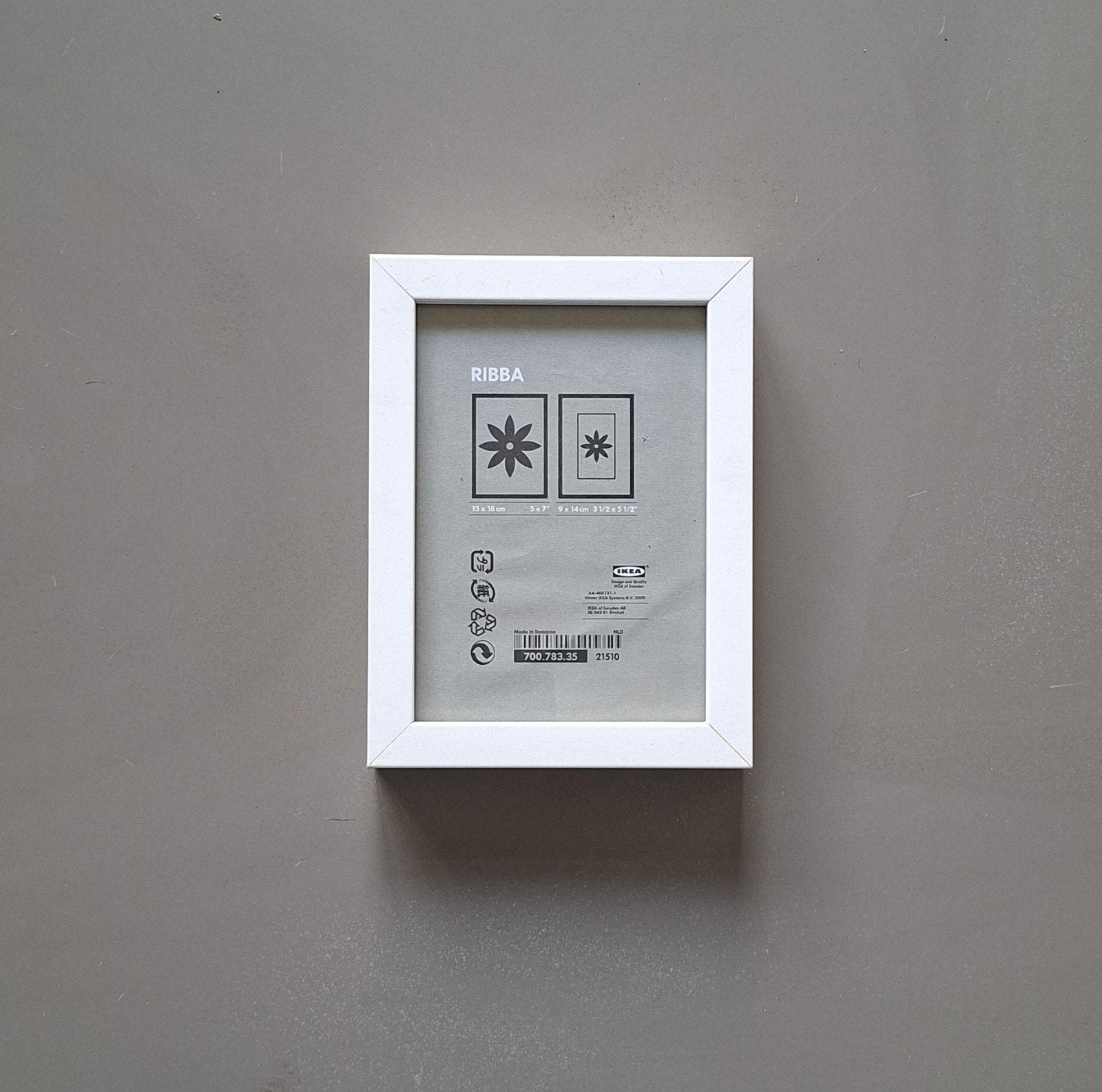 IKEA RIBBA fotolijst wit 13x18 cm, Huis en Inrichting, Woonaccessoires | Lijsten, Hangend, Nieuw, Ophalen of Verzenden, Fotolijst