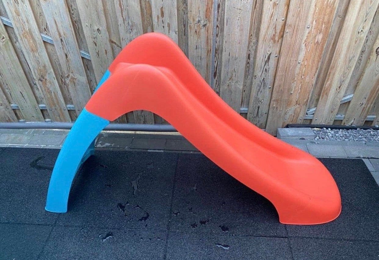 Smoby Glijbaan 100 cm met Wateraansluiting - Oranje/Blauw, Kinderen en Baby's, Ophalen, Gebruikt, Glijbaan