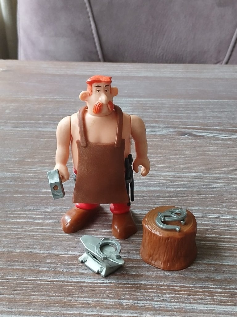 Vintage Play Asterix Toycloud Figuur Hoefnix   1980, Ophalen of Verzenden, Zo goed als nieuw