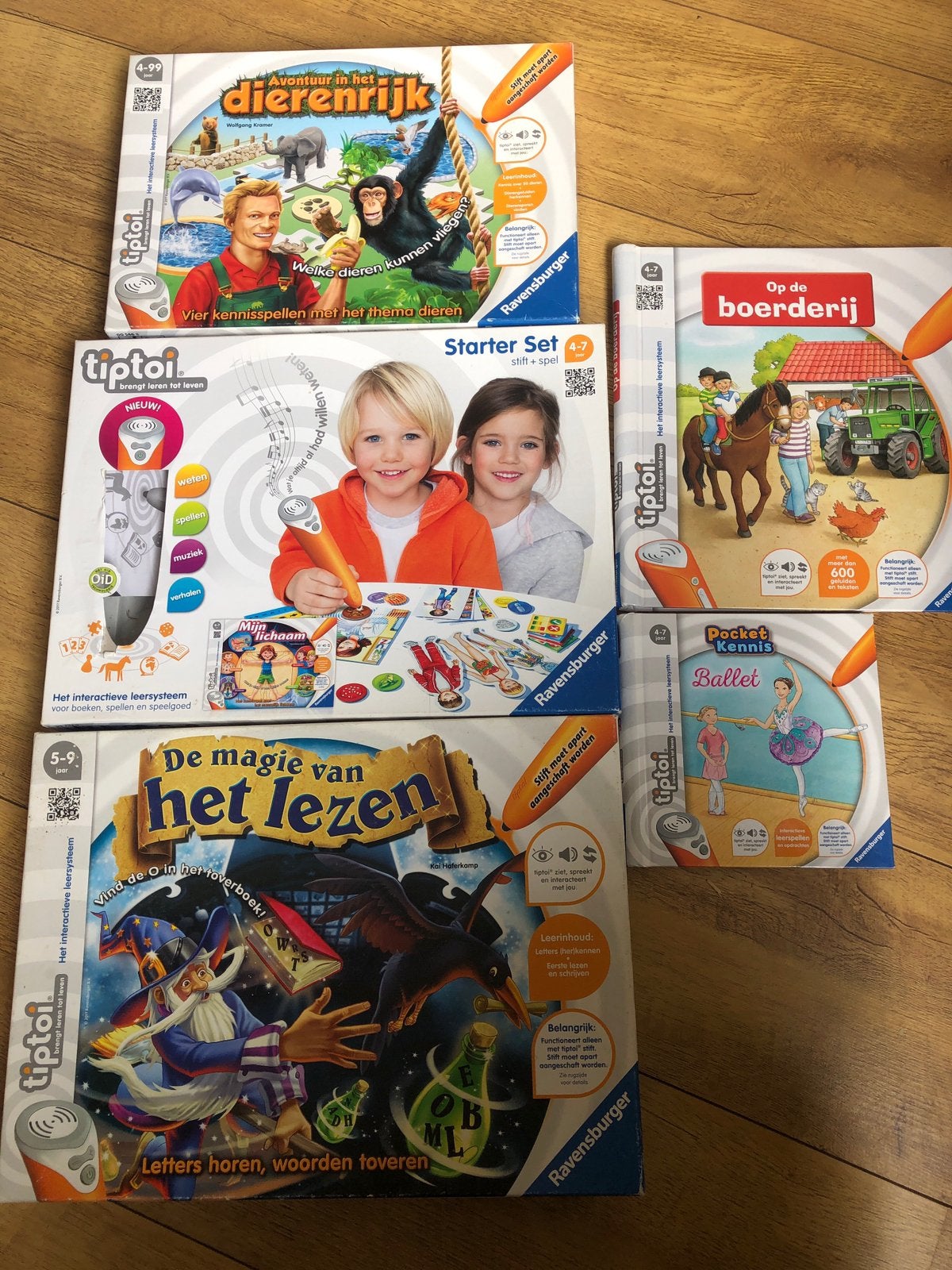 Tiptoi boeken en spellen diverse prijzen, Ophalen, Gebruikt, Ontdekken, Met geluid