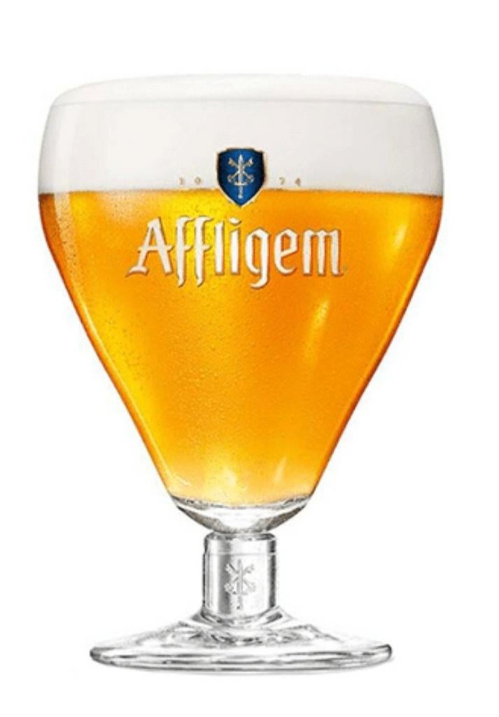Afligem bierglazen 11 stuks groot, 500ml., Verzamelen, Biermerken, Ophalen of Verzenden, Zo goed als nieuw, Glas of Glazen, Overige merken
