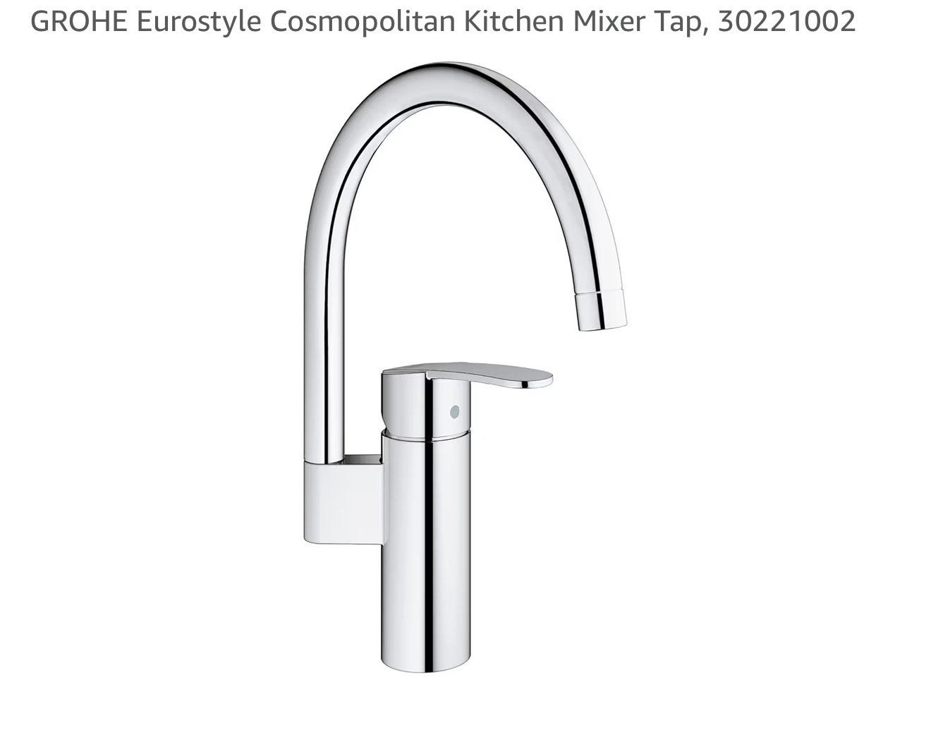 Grohe Eurostyle Cosmopolitan Keukenmengkraan 30221002, Ophalen of Verzenden, Nieuw, Chroom, Kraan