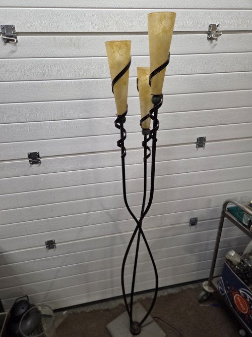vloerlamp gevlochten smeedijzer, Ophalen of Verzenden, 'T Olde Gre-j, Info@toldegrej.nl, Endepoelstraat 20f Didam