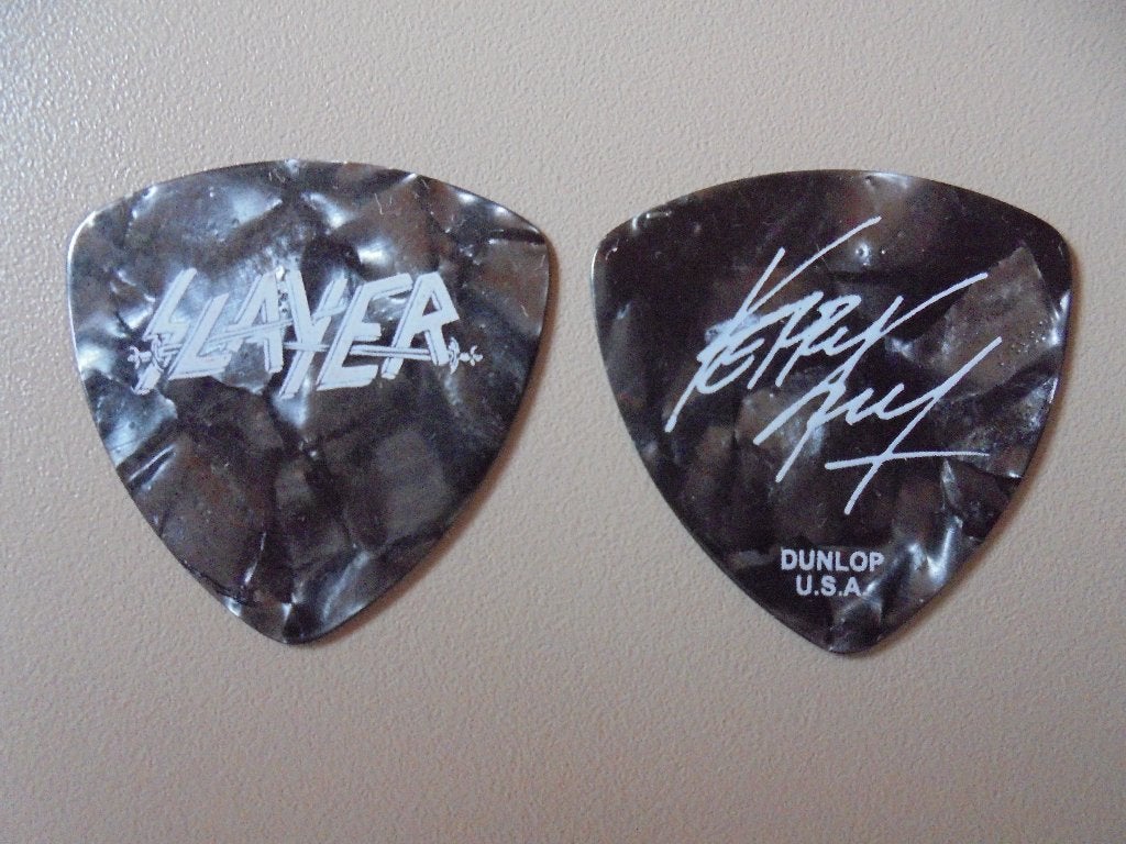 SLAYER plectrums, Verzamelen, Ophalen of Verzenden, Nieuw, Instrument of Toebehoren