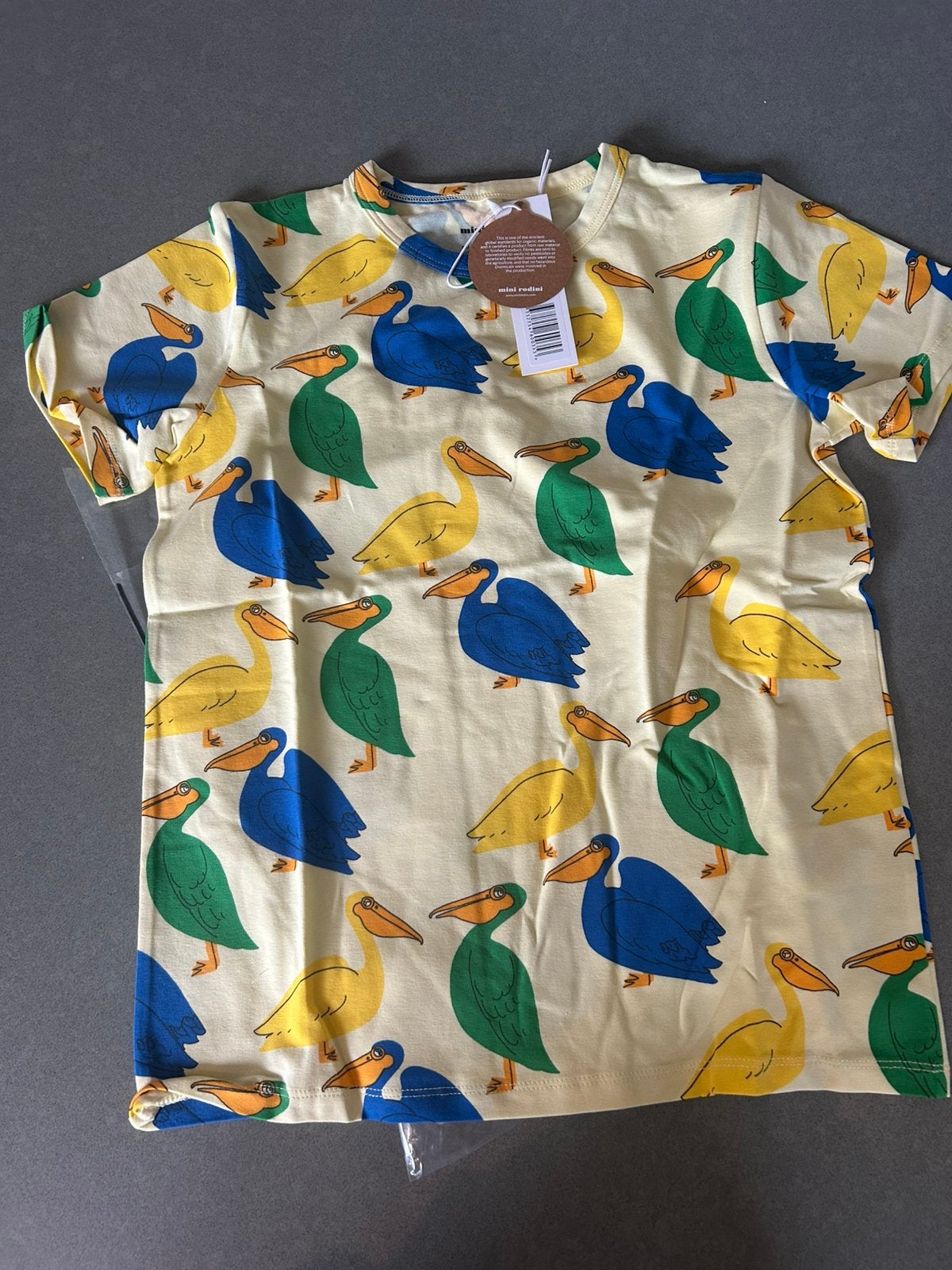 Mini Rodini shirt Pelikaan nieuw maat 140, Ophalen of Verzenden, Nieuw, Jongen of Meisje, Shirt of Longsleeve