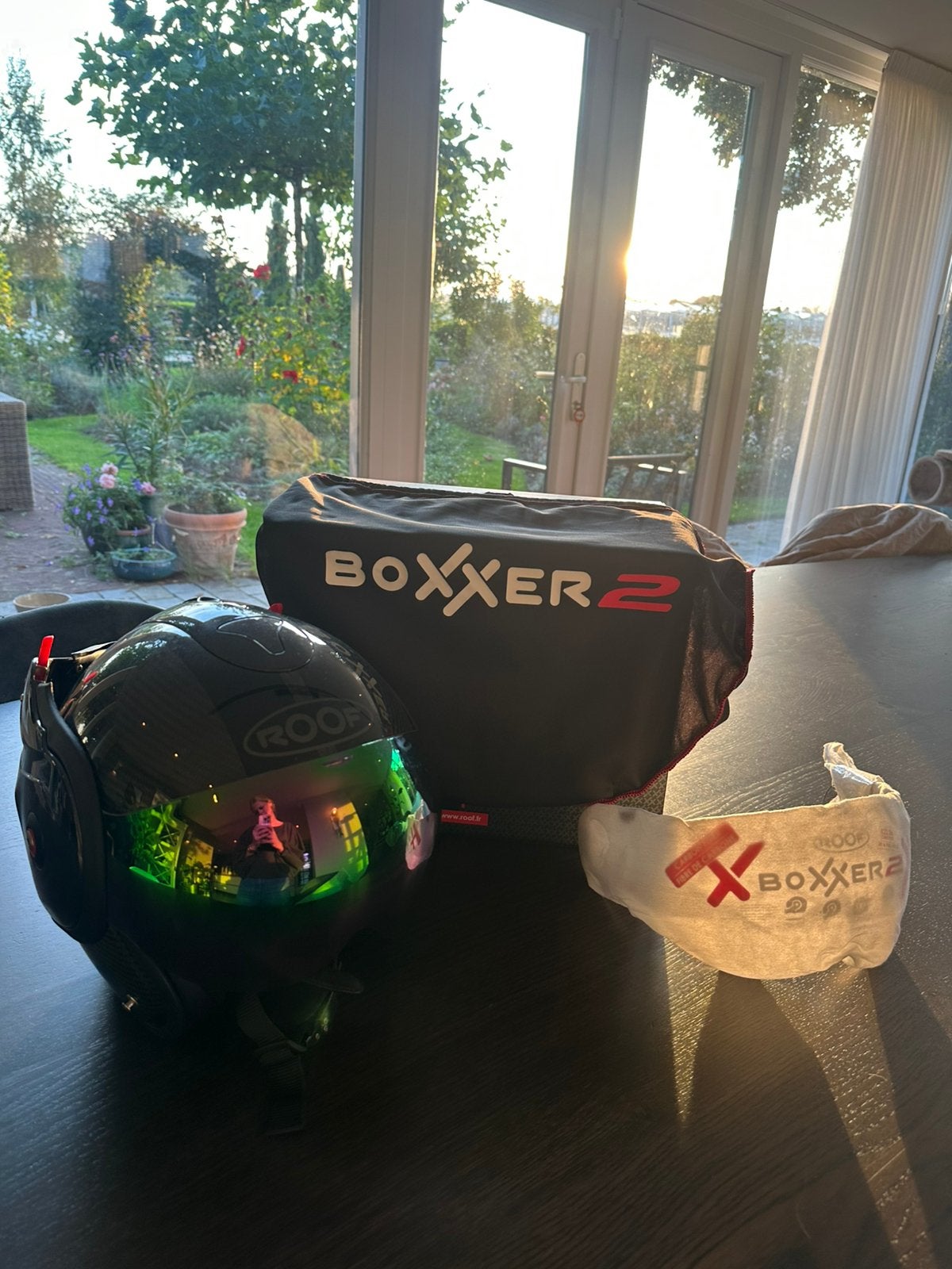 Roof Boxxer 2 Carbon – NIEUWSTAAT – Extra vizier, Ophalen of Verzenden, Nieuw, Small
