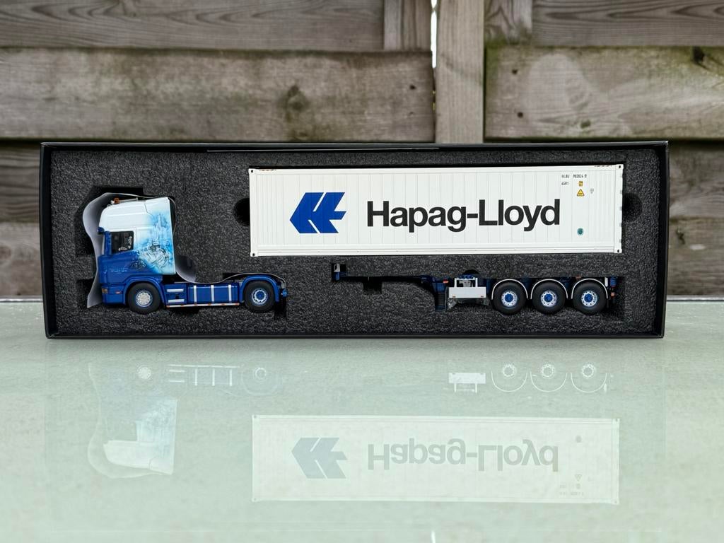 WSI "EXCLUSIVE" Scania 4-serie Topline 4x2 with 3-, Ophalen of Verzenden, Zo goed als nieuw, Bus of Vrachtwagen, Wsi