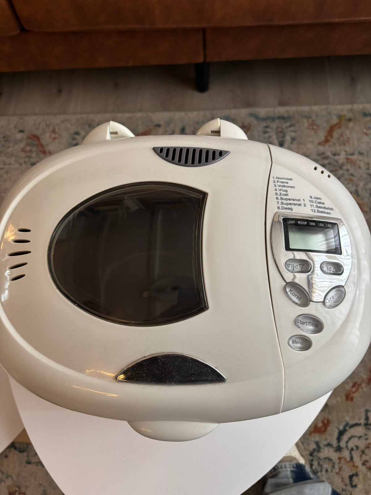 Inventum BM06 broodbakmachine – 12 programma’s – compleet, Ophalen, Gebruikt, Kijkvenster