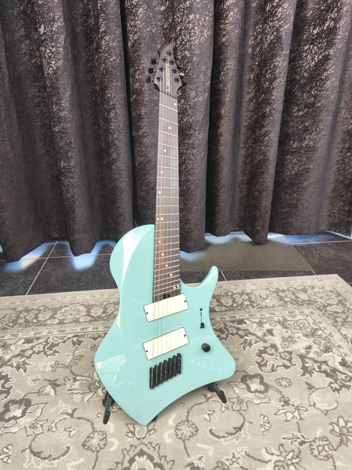 Abasi Larada Legion 7, Ophalen, Zo goed als nieuw, Solid body, Overige merken
