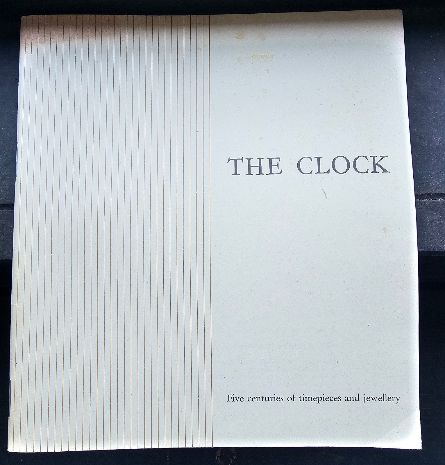 The Clock: Vijf Eeuwen Uurwerken en Sieraden (1967), Ophalen of Verzenden, Zo goed als nieuw, Overige onderwerpen, Alfred Reichert KG (uitgever), Rainer Mühle (ontwerp)