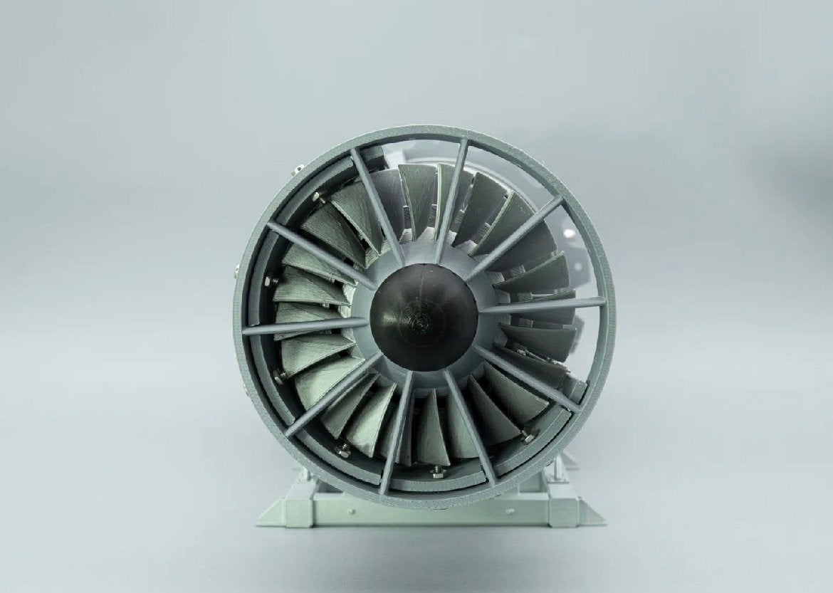 Gedetailleerd Vliegtuigmotor Model - Perfect voor Display, Overige merken, Ophalen of Verzenden, Zo goed als nieuw, Groter dan 1:72