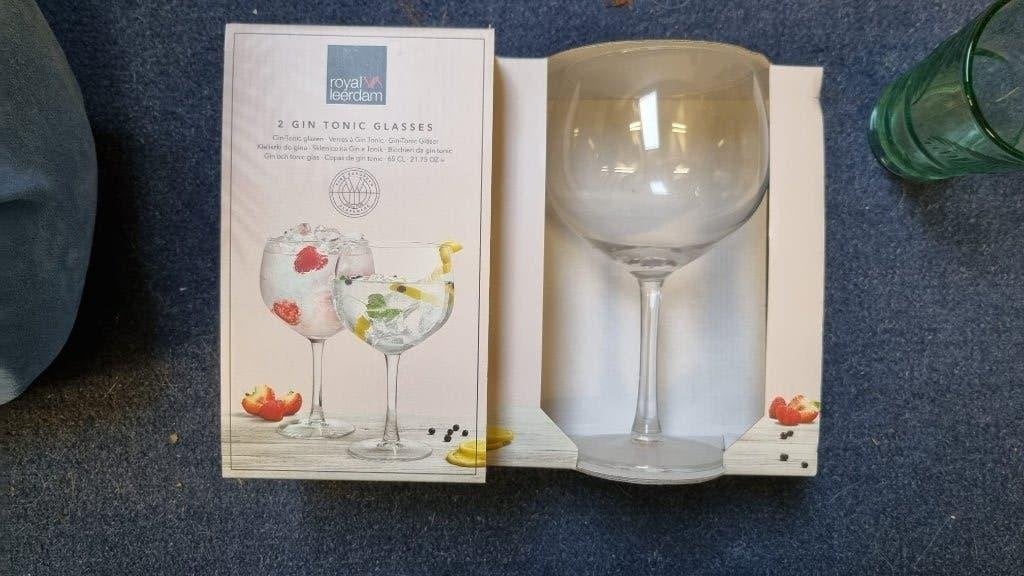 Gin tonic glazen, Ophalen of Verzenden, Zo goed als nieuw, Overige typen