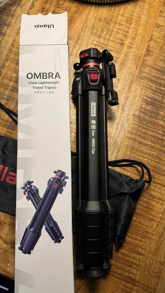 Ulanzi Ombra Claw Lichtgewicht Reisstatief, Nieuw, Minder dan 150 cm, Met balhoofd, Ophalen of Verzenden