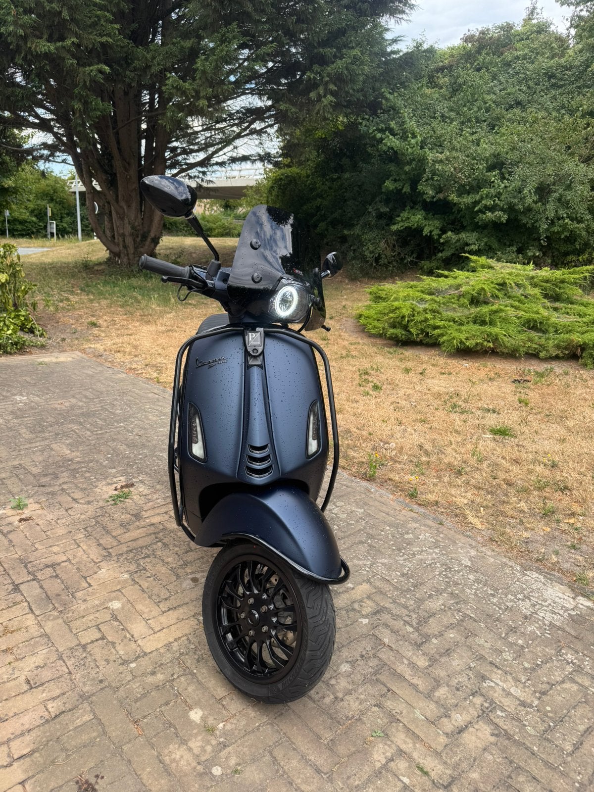 Vespa Sprint E5 2021 Opaco Dark Blue, Ophalen, Zo goed als nieuw, Benzine