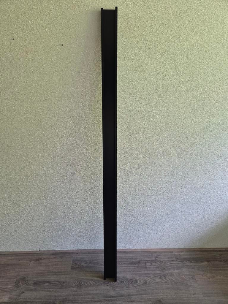 IKEA RIBBA Wandplank Zwart 185 cm, Ophalen, Gebruikt