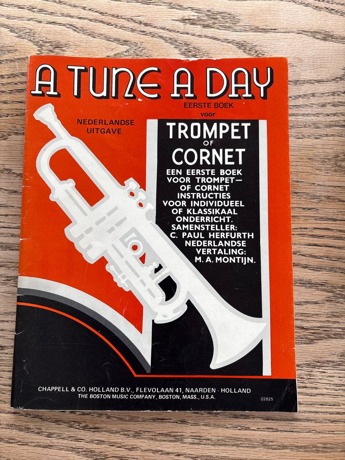 A Tune A Day - Trompet of Cornet Instructieboek (NL), Gebruikt, ., Overige typen, Ophalen of Verzenden