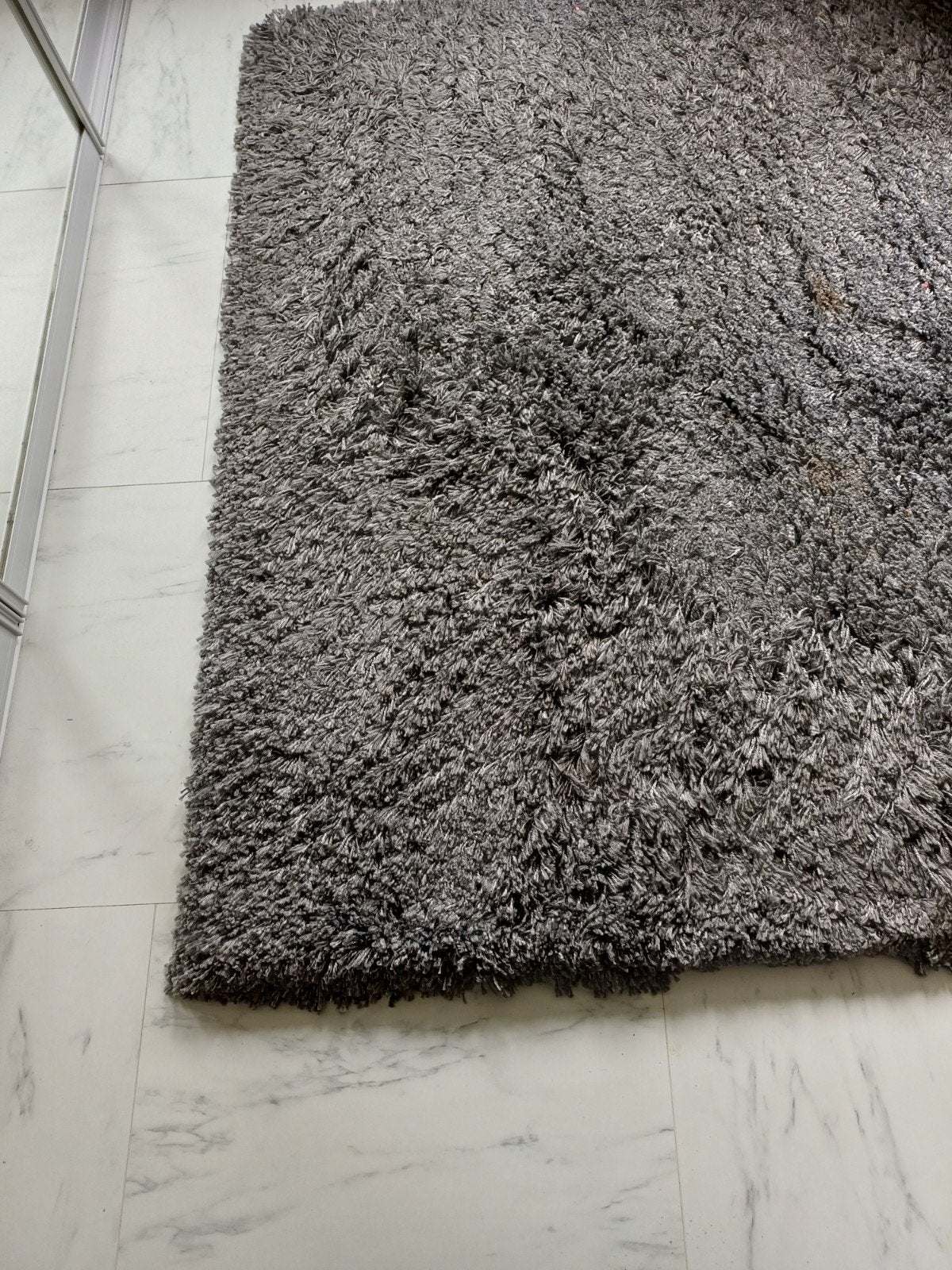 IKEA GÅSER hoogpolig vloerkleed grijs 170x240 cm, 150 tot 200 cm, 200 cm of meer, Ophalen of Verzenden, Grijs