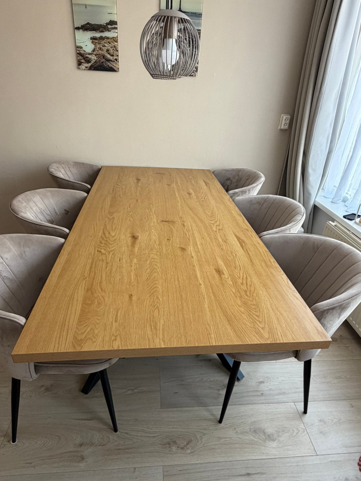 Eettafel, Huis en Inrichting, Tafels | Eettafels, Ophalen, 200 cm of meer, 50 tot 100 cm, Zo goed als nieuw