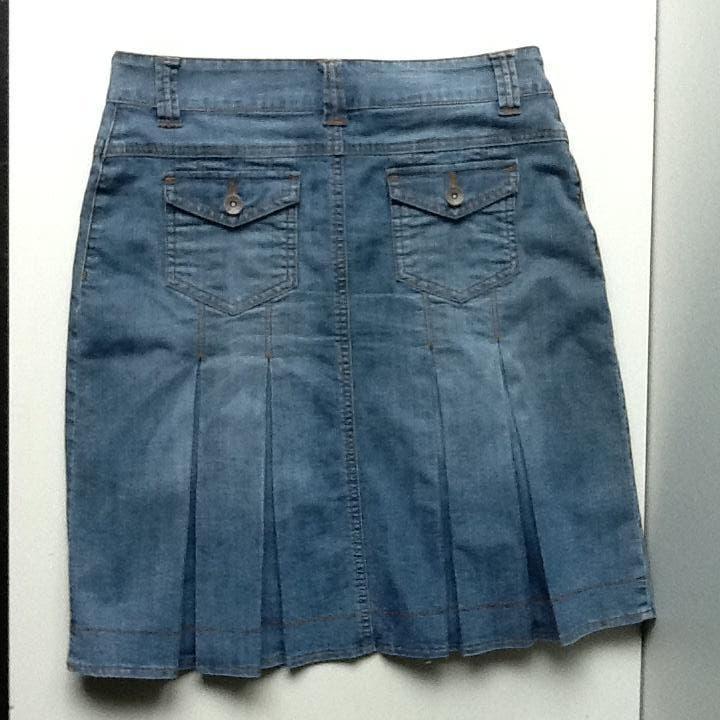 Plooirokje, minirokje, rokje , rok van spijkerstof maat 36, Blauw, Ophalen of Verzenden, Zo goed als nieuw, Maat 36 (S)