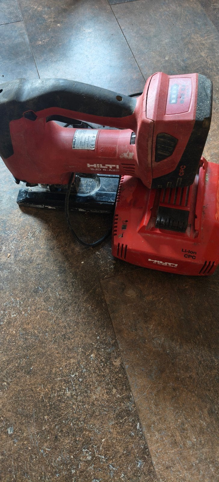 Hilti SJD 6-A22 Decoupeerzaag - Inclusief lader/accu, Ophalen, Minder dan 600 watt, Decoupeerzaag, 30 tot 70 mm