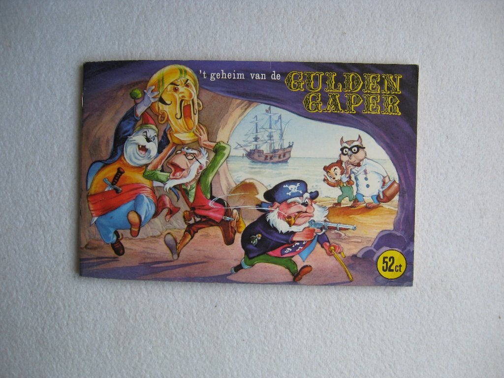 't geheim van de Gulden Gaper (Drogistenbedrijf A'dam 1961), Eén stripboek, Ophalen of Verzenden, Zo goed als nieuw, Drogistenbedrijf A'dam + Toonder Studio's