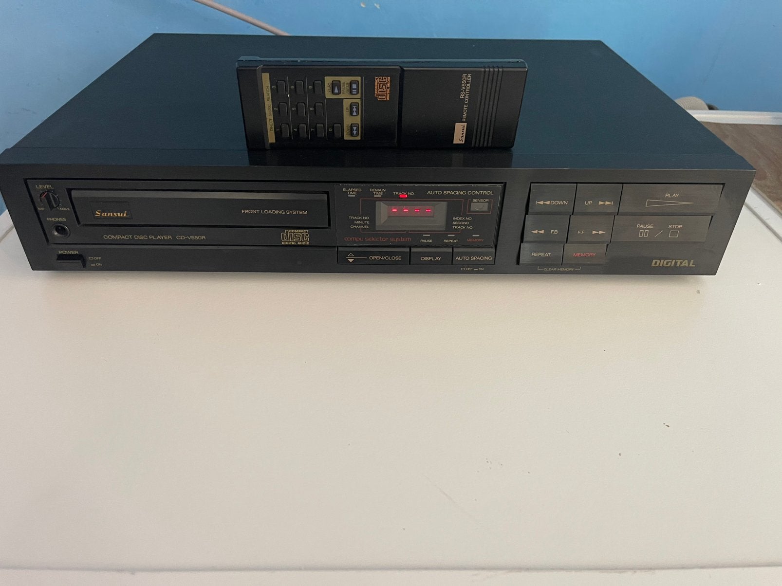 Sansui CD-V550R Compact Disc Player, Ophalen, Zo goed als nieuw, Overige merken