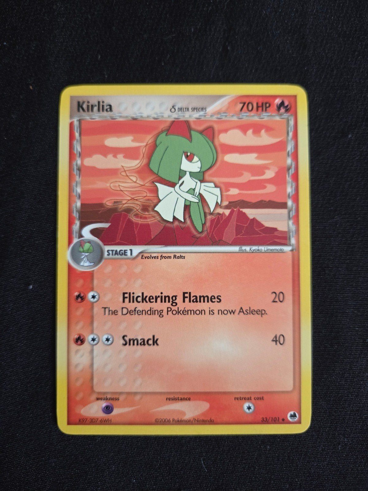 Kirlia (Delta Species) Uncommon EX Dragon Frontiers 33/101 L, Ophalen of Verzenden, Gebruikt