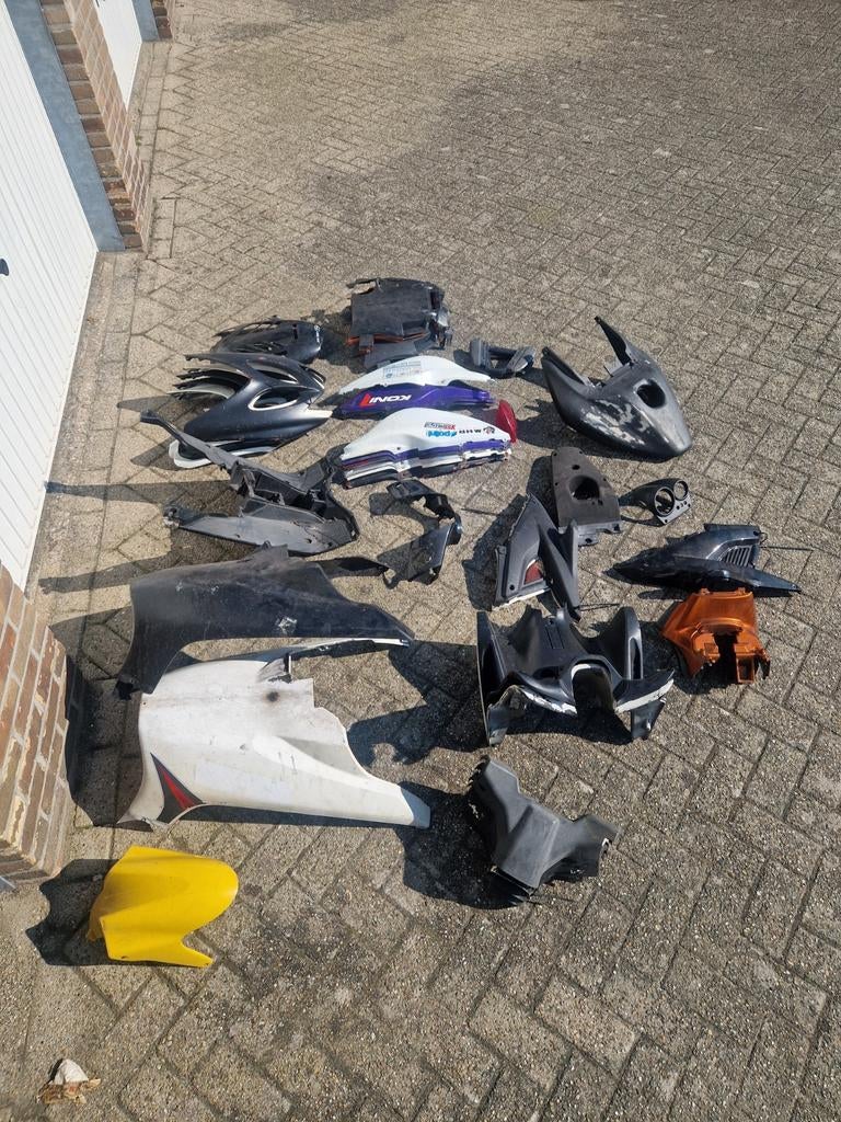 Diverse Aerox kappen - Verschillende staat, Ophalen of Verzenden, Gebruikt, Kap, Yamaha