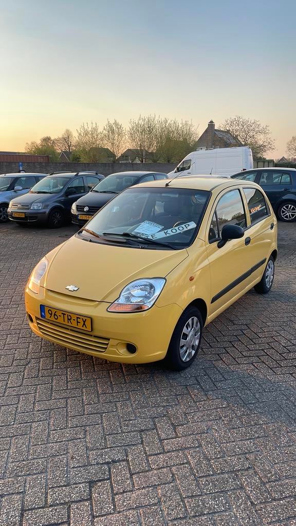 Chevrolet Matiz 0.8 2007 Geel, Voorwielaandrijving, Elektrische ramen, Bedrijf, 19 km/l