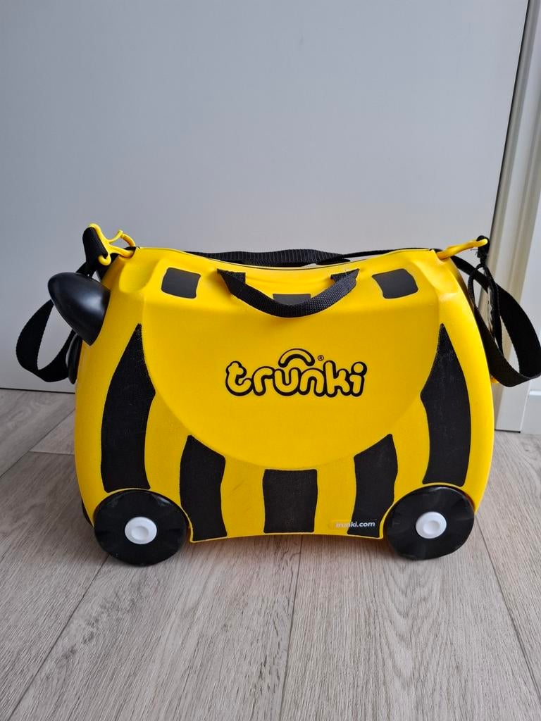 Trunki Kinderkoffer Bij - Gele Loopkoffer voor Kinderen, Sieraden, Tassen en Uiterlijk, Koffers, Ophalen of Verzenden, Zo goed als nieuw