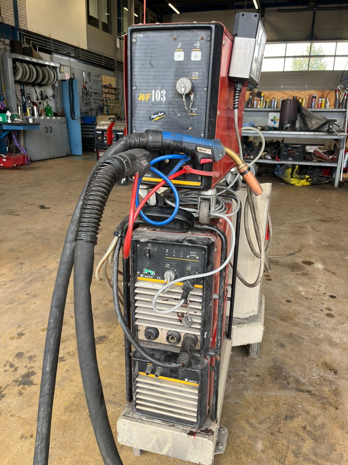 Lasapparaat Selco genesis 350 gsm, Ophalen of Verzenden, Zo goed als nieuw, 150 tot 250 ampère, Elektroden