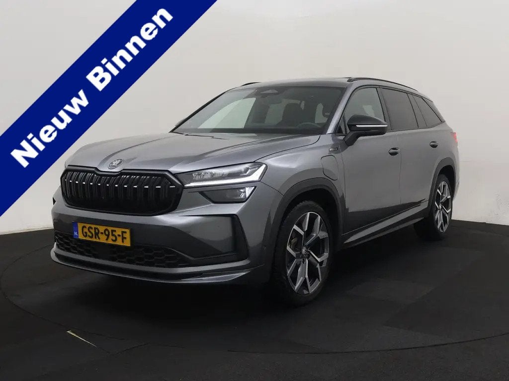 Skoda Kodiaq 1.5 TSI PHEV Sportline Business Panodak | Canto, Auto's, Dealer onderhouden, 4 cilinders, Origineel Nederlands, Bedrijf