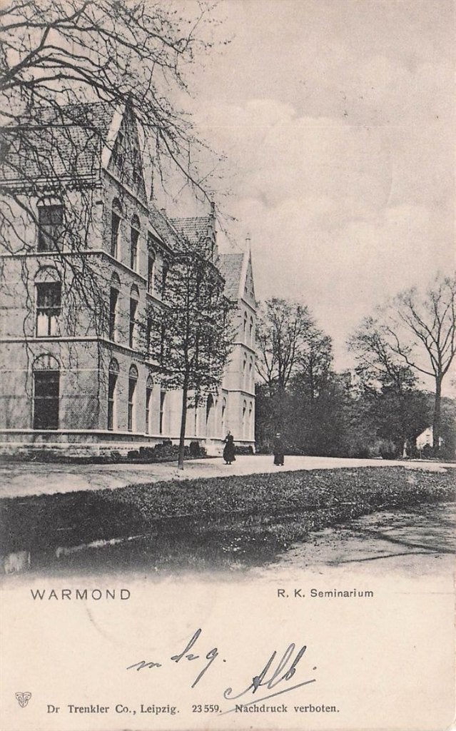 702-350-009 Warmond R K Seminarium, Verzenden, Voor 1920, Zuid-Holland