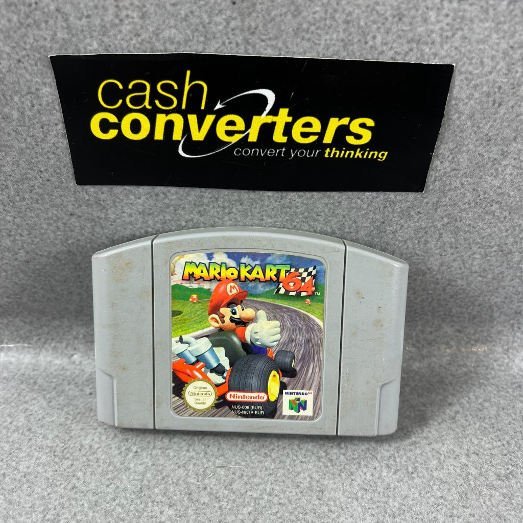 Nintendo 64 game | Mario Kart 64 game | 408268, Gebruikt, 1 speler, Racen en Vliegen, Ophalen of Verzenden