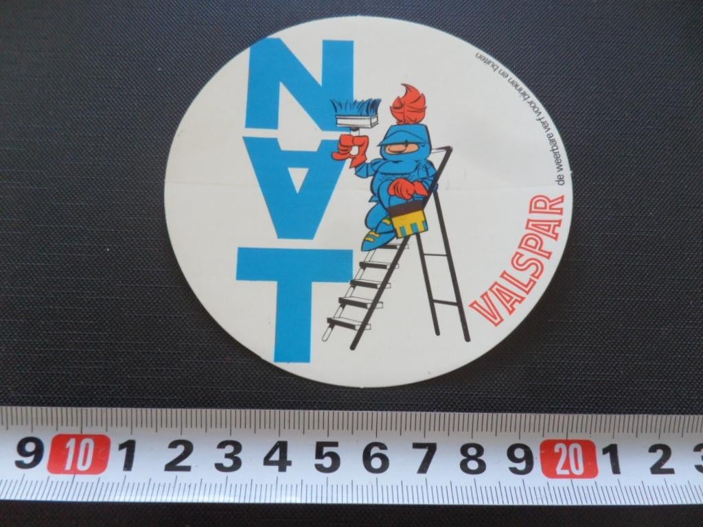 sticker Verf VALSPAR NAT, Ophalen, Zo goed als nieuw