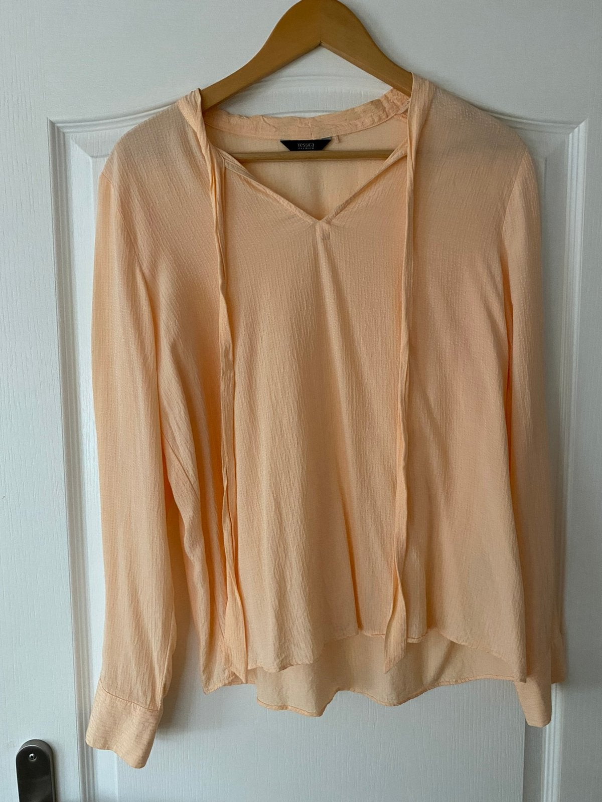 Dames blouse zalmroze maat 40 ZGAN, Kleding | Dames, Maat 38/40 (M), Ophalen of Verzenden, Zo goed als nieuw, Korte mouw