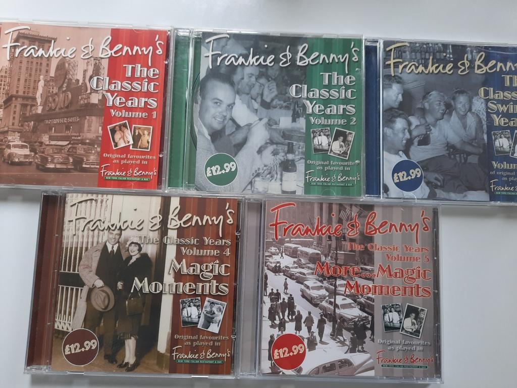 5 x cd  Frankie & Benny's .. the classic years, Ophalen of Verzenden, 1980 tot heden, Zo goed als nieuw, Jazz