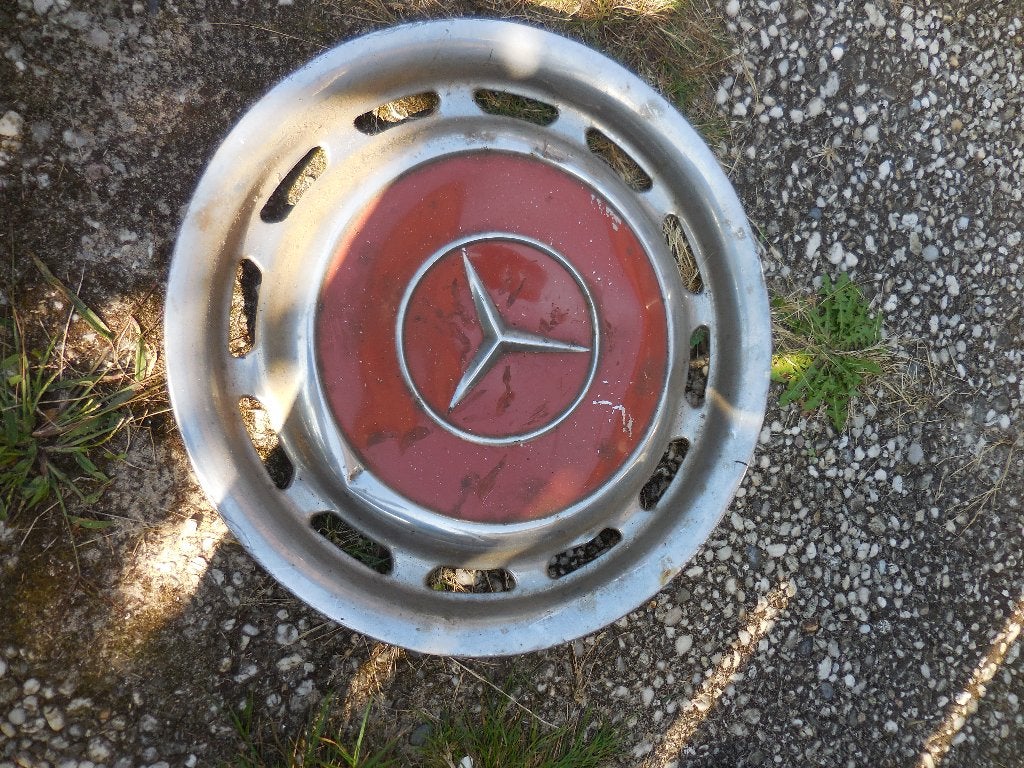 Mercedes Wieldoppen (7x), Ophalen, Gebruikt