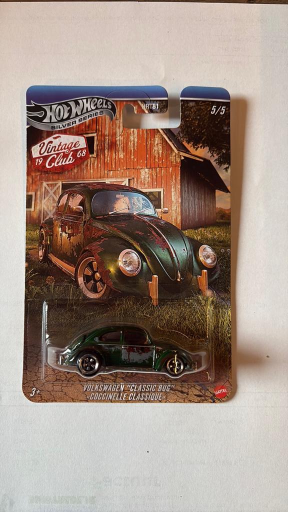 Hot Wheels Silver Series Volkswagen Classic Bug Nieuw, Auto, Nieuw, Ophalen of Verzenden, Mattel