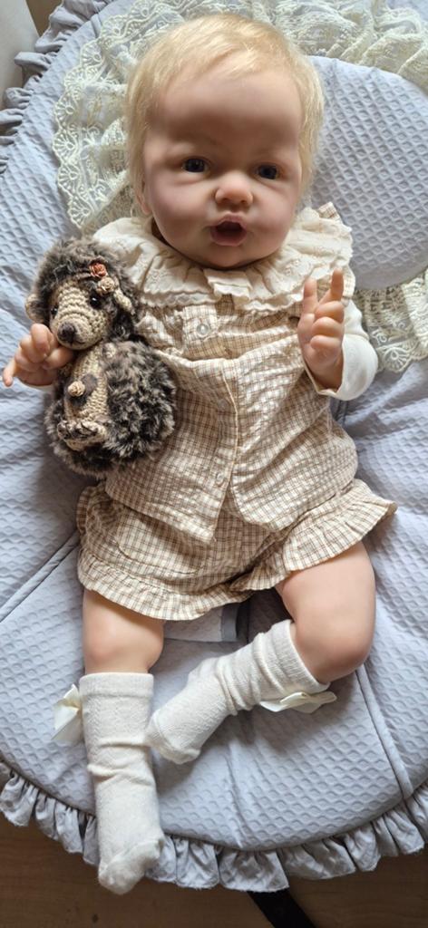 Reborn Gertie Laura Lee Eagles️, Verzamelen, Ophalen of Verzenden, Zo goed als nieuw, Pop