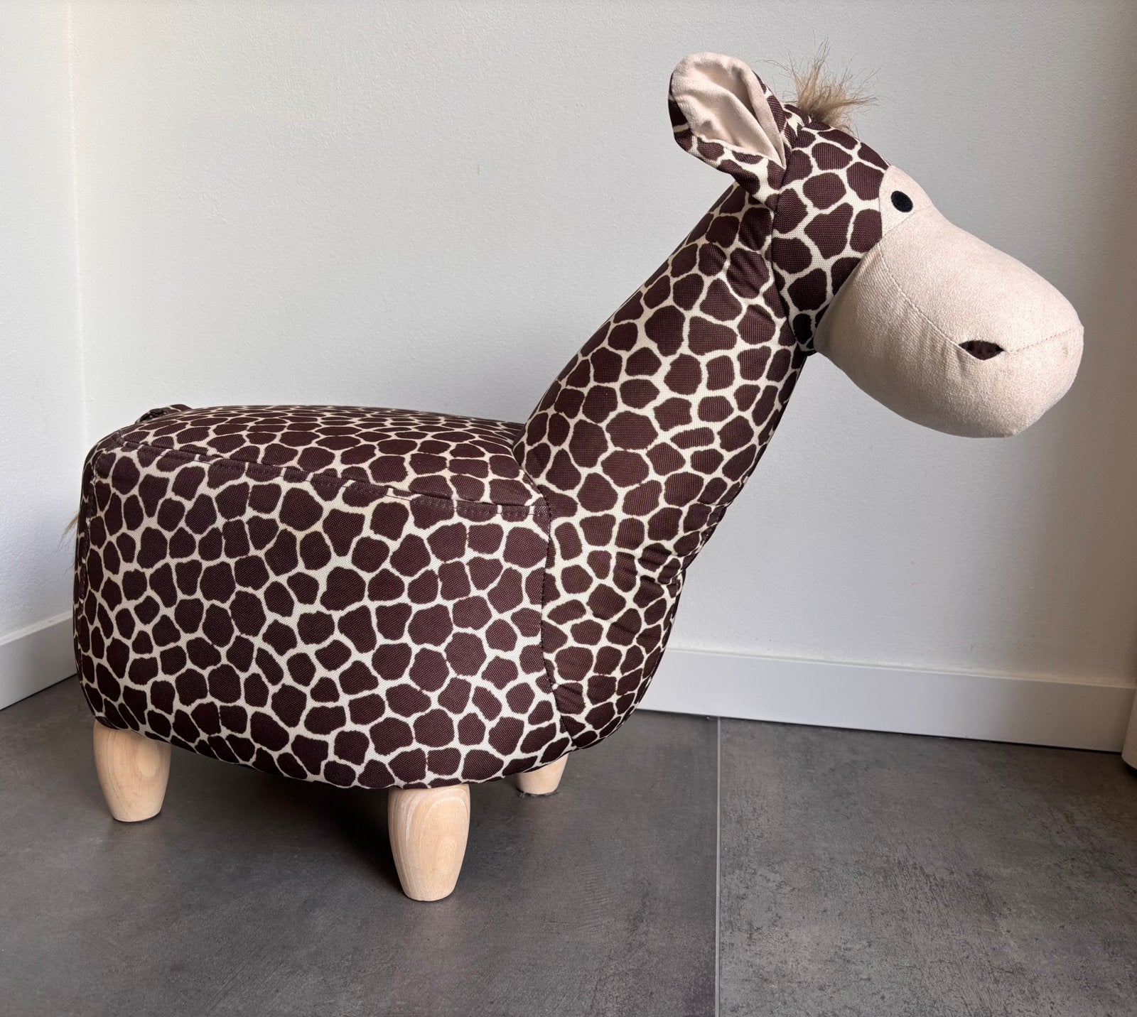 Poef Giraffe, Ophalen, Zo goed als nieuw