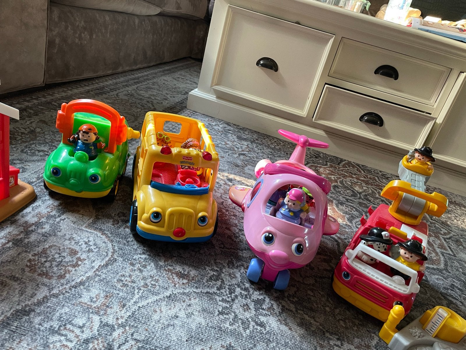 Grote set Fisher-Price Little People en Duplo speelgoed, Kinderen en Baby's, Ophalen of Verzenden, Gebruikt, Speelset